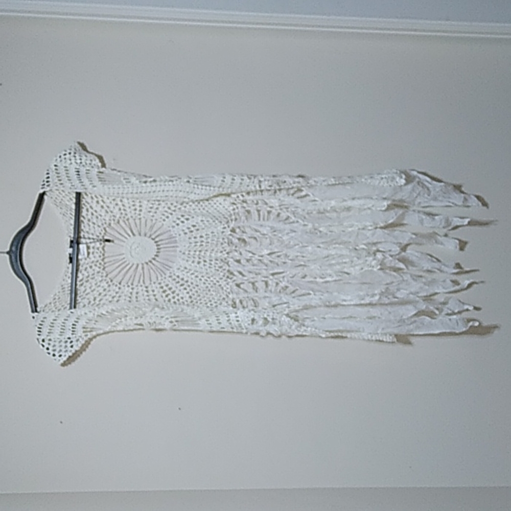 Miss Kelly 1999 Crochet Long Cardigan